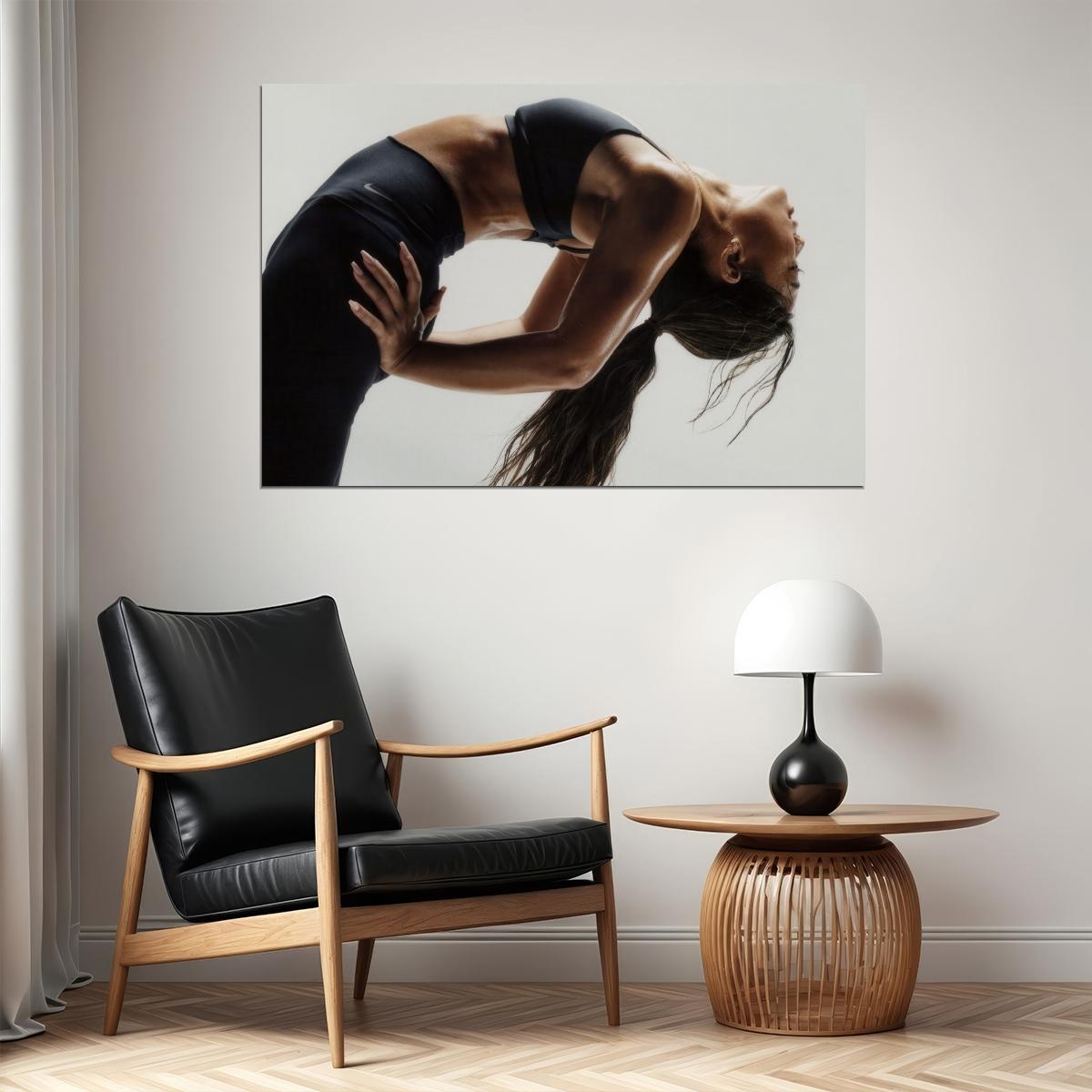 Kayla Itsines Hot Fitness Model Poster Gym Icon Motivational Wall Art Inspirational Workout Room Decor Aesthetic Sports Print Exercise Wall Decor Athletic Icon HD Photo Print - xonomax