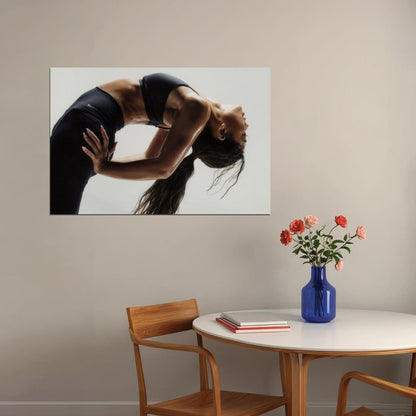 Kayla Itsines Hot Fitness Model Poster Gym Icon Motivational Wall Art Inspirational Workout Room Decor Aesthetic Sports Print Exercise Wall Decor Athletic Icon HD Photo Print - xonomax
