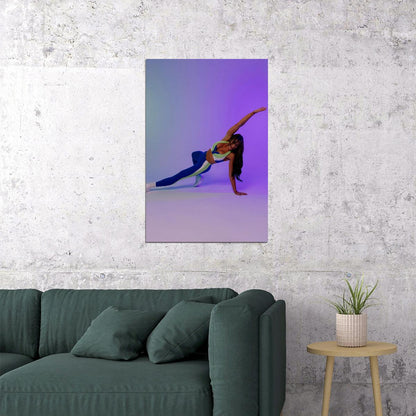 Kelsey Wells Hot Fitness Model Poster Gym Icon Motivational Wall Art Inspirational Workout Room Decor Aesthetic Sports Print Exercise Wall Decor Athletic Icon HD Photo Print