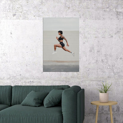 Massy Arias Hot Fitness Model Poster Gym Icon Motivational Wall Art Inspirational Workout Room Decor Aesthetic Sports Print Exercise Wall Decor Athletic Icon HD Photo Print