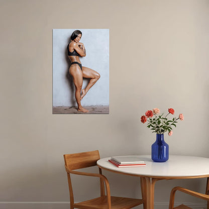 Massy Arias Hot Fitness Model Poster Strong Sexy Women Wall Art Inspirational Workout Room Decor Aesthetic Sports Print Gym Motivational Wall Decor Athletic Icon HD Photo Print - xonomax