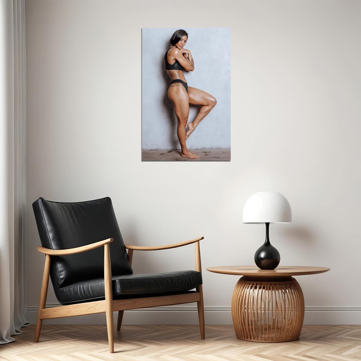 Massy Arias Hot Fitness Model Poster Strong Sexy Women Wall Art Inspirational Workout Room Decor Aesthetic Sports Print Gym Motivational Wall Decor Athletic Icon HD Photo Print - xonomax