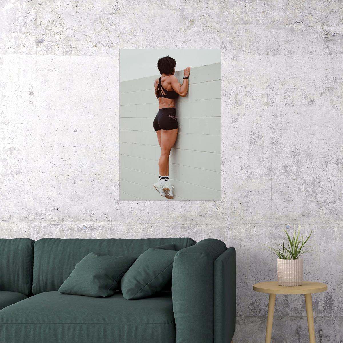Massy Arias Hot Fitness Model Poster Strong Sexy Women Wall Art Inspirational Workout Room Decor Aesthetic Sports Print Gym Motivational Wall Decor Athletic Icon HD Photo Print - xonomax