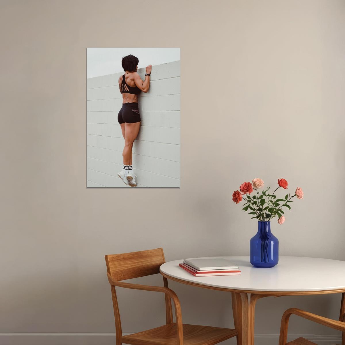 Massy Arias Hot Fitness Model Poster Strong Sexy Women Wall Art Inspirational Workout Room Decor Aesthetic Sports Print Gym Motivational Wall Decor Athletic Icon HD Photo Print - xonomax