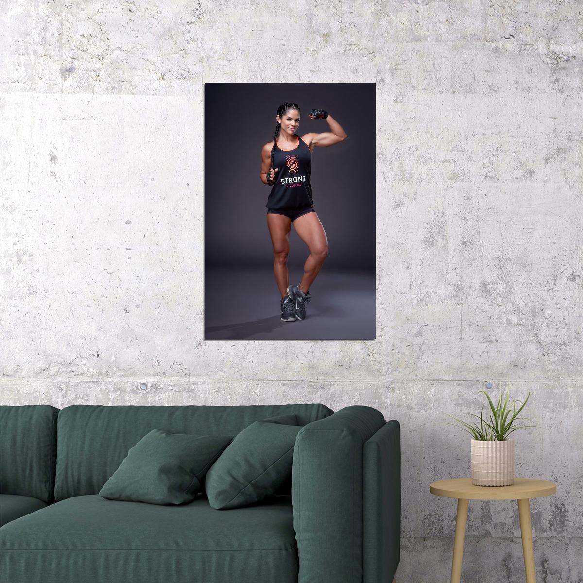 Michelle Lewin Hot Fitness Model Poster Gym Icon Motivational Wall Art Sexy Inspirational Workout Room Decor Aesthetic Sports Print Exercise Wall Decor Athletic Icon HD Photo Print