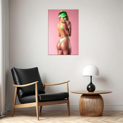 Sommer Ray Hot Fitness Model Poster Sexy Bikini Wall Art Inspirational Workout Room Decor Aesthetic Sports Print Gym Motivational Wall Decor Athletic Icon HD Photo Print - xonomax