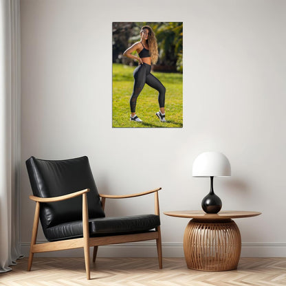 Sommer Ray Hot Fitness Model Poster Body Goals Motivational Wall Art Sexy Inspirational Workout Room Decor Aesthetic Sports Print Gym Wall Decor Athletic Icon HD Photo Print