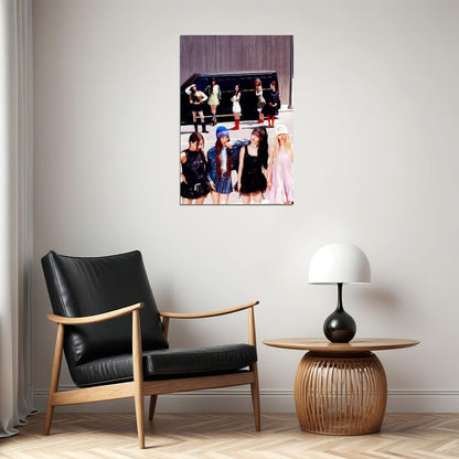 Twice Group Photo Sana Momo Dahyun Tzuyu Nayeon Mina Jihyo Chaeyoung Jeongyeon Album Strategy Music Poster K-Pop Home Decor For Living Room Aesthetic Kpop Female Girl Group