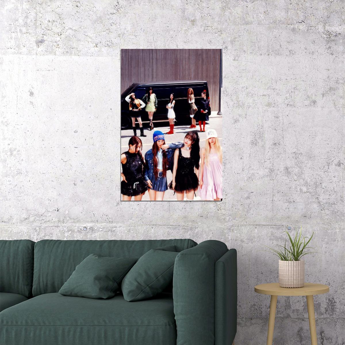 Twice Group Photo Sana Momo Dahyun Tzuyu Nayeon Mina Jihyo Chaeyoung Jeongyeon Album Strategy Music Poster K-Pop Home Decor For Living Room Aesthetic Kpop Female Girl Group