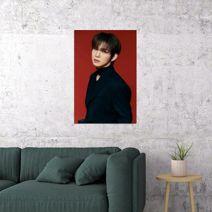 Ateez Yeosang Golden Hour Part.2 Concept Photo Music Poster K-Pop Home Decor For Living Room Aesthetic Kpop Male Boys Group Boy Band