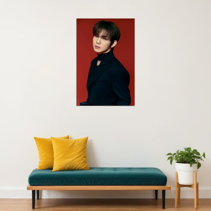 Ateez Yeosang Golden Hour Part.2 Concept Photo Music Poster K-Pop Home Decor For Living Room Aesthetic Kpop Male Boys Group Boy Band