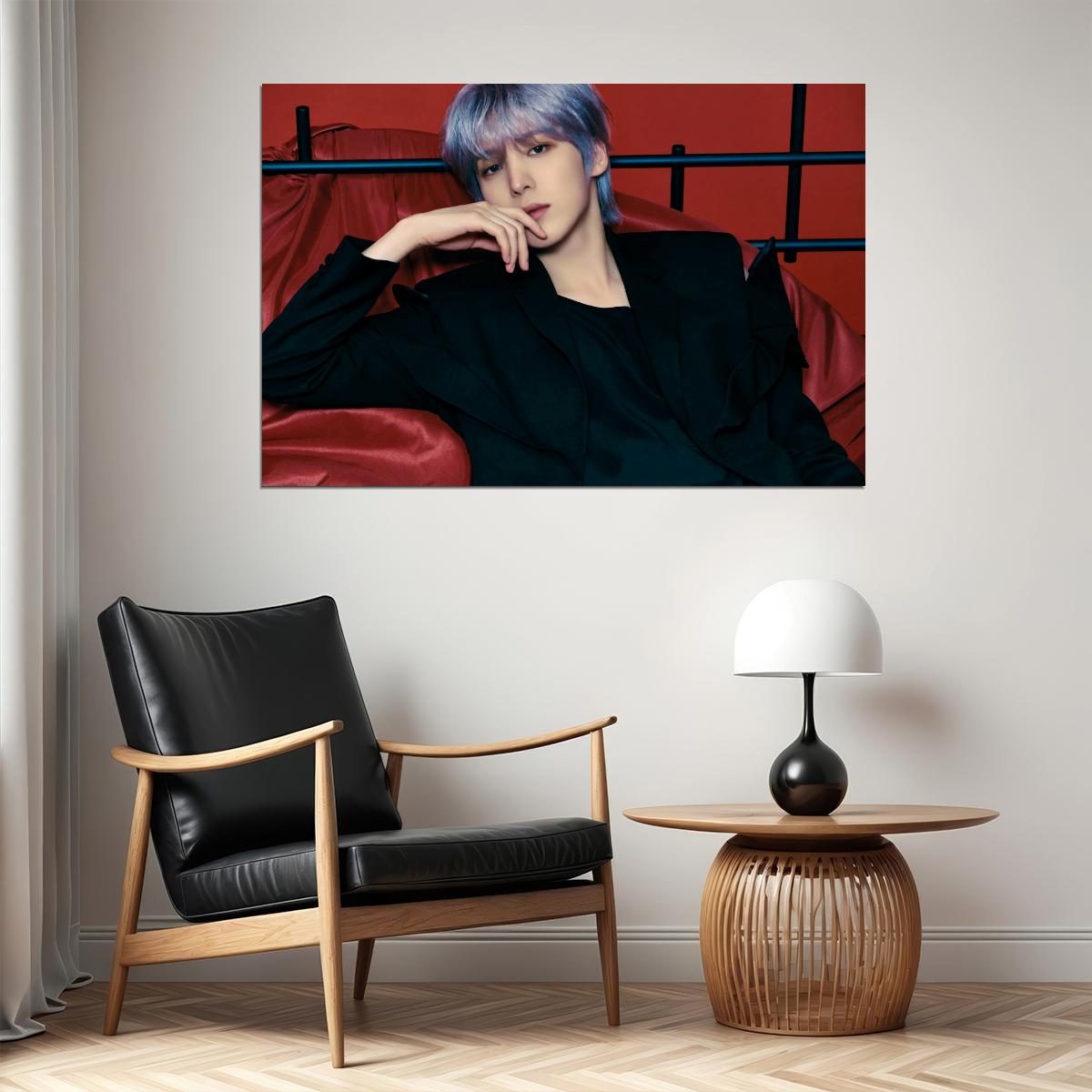 Ateez Yunho Golden Hour Part.2 Concept Photo Music Poster K-Pop Home Decor For Living Room Aesthetic Kpop Male Boys Group Boy Band