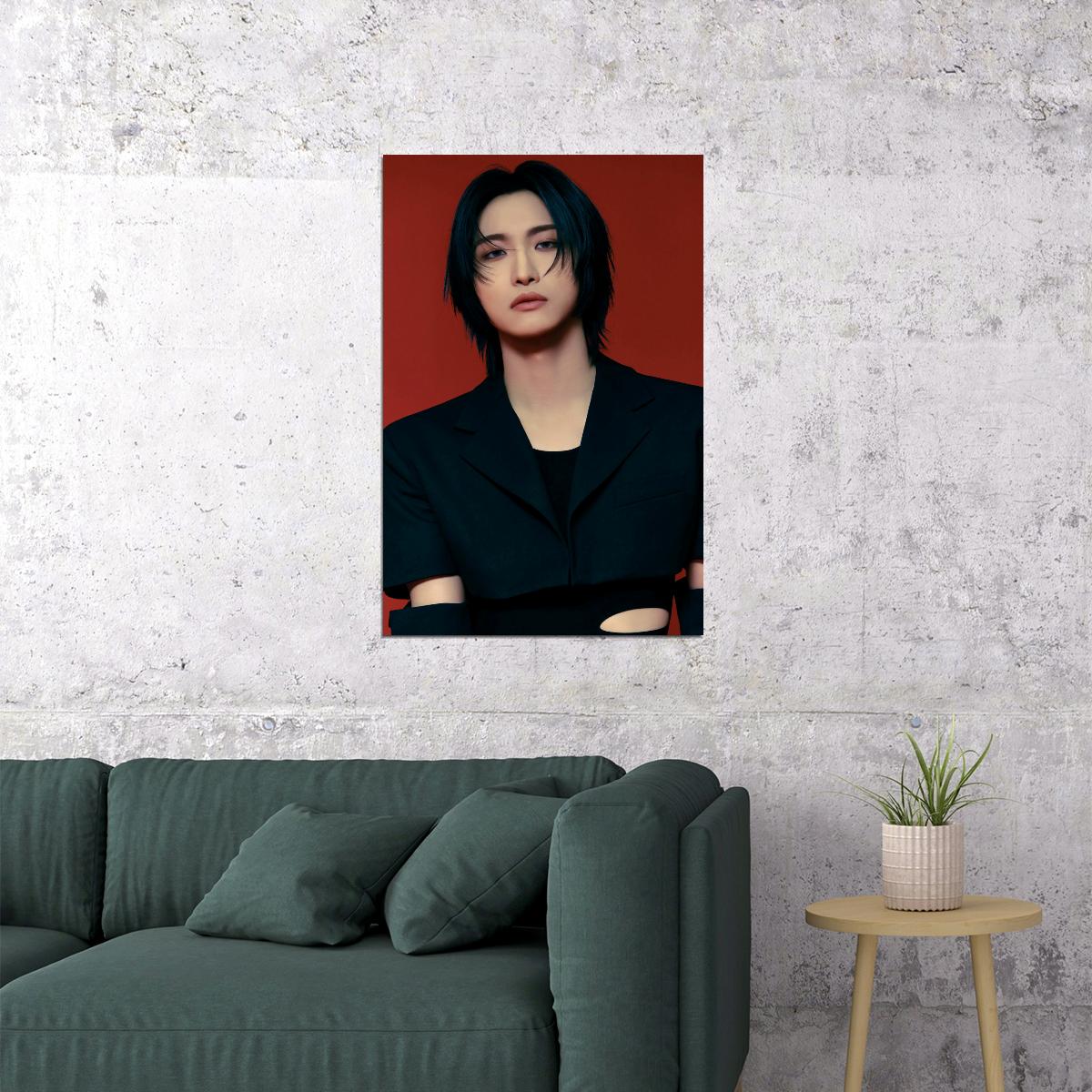 Ateez Seonghwa Golden Hour Part.2 Concept Photo Music Poster K-Pop Home Decor For Living Room Aesthetic Kpop Male Boys Group Boy Band