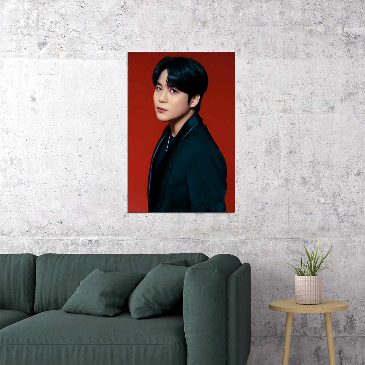 Ateez Jongho Golden Hour Part.2 Concept Photo Music Poster K-Pop Home Decor For Living Room Aesthetic Kpop Male Boys Group Boy Band