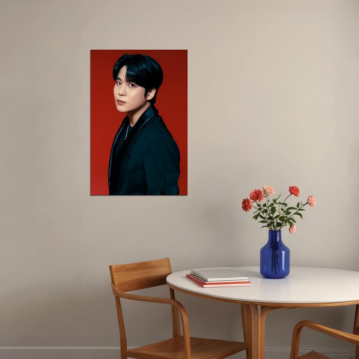 Ateez Jongho Golden Hour Part.2 Concept Photo Music Poster K-Pop Home Decor For Living Room Aesthetic Kpop Male Boys Group Boy Band