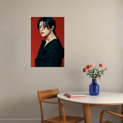 Ateez Wooyoung Golden Hour Part.2 Concept Photo Music Poster K-Pop Home Decor For Living Room Aesthetic Kpop Male Boys Group Boy Band