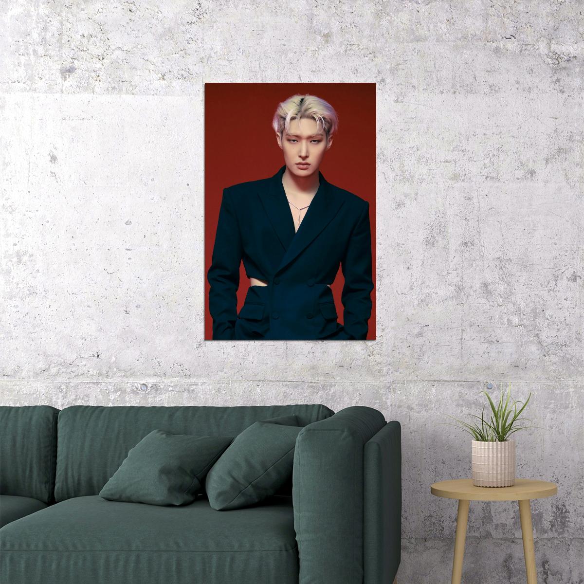 Ateez Mingi Golden Hour Part.2 Concept Photo Music Poster K-Pop Home Decor For Living Room Aesthetic Kpop Male Boys Group Boy Band