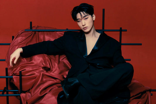 Ateez San Golden Hour Part.2 Concept Photo Music Poster K-Pop Home Decor For Living Room Aesthetic Kpop Male Boys Group Boy Band - xonomax