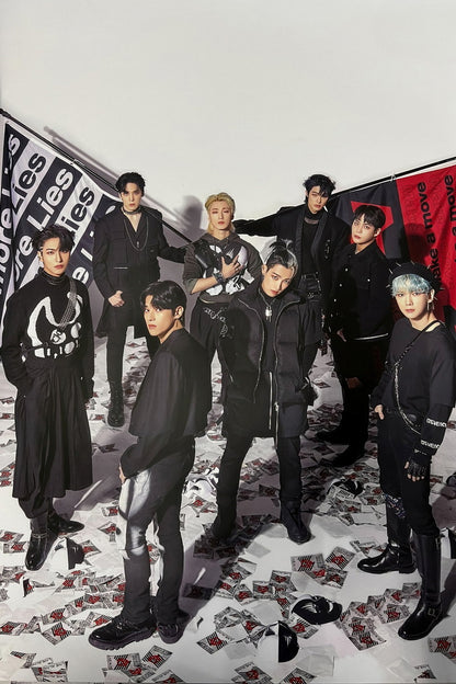 Ateez Hongjoong Seonghwa Yunho Yeosang San Mingi Wooyoung Jongho Group Photo Music Poster K-Pop Home Decor For Living Room Aesthetic Kpop Male Boys Group Boy Band - xonomax