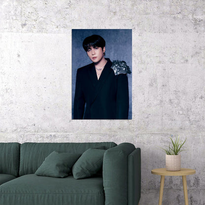 Ateez Jongho Golden Hour Part.2 Concept Photo Music Poster K-Pop Home Decor For Living Room Aesthetic Kpop Male Boys Group Boy Band