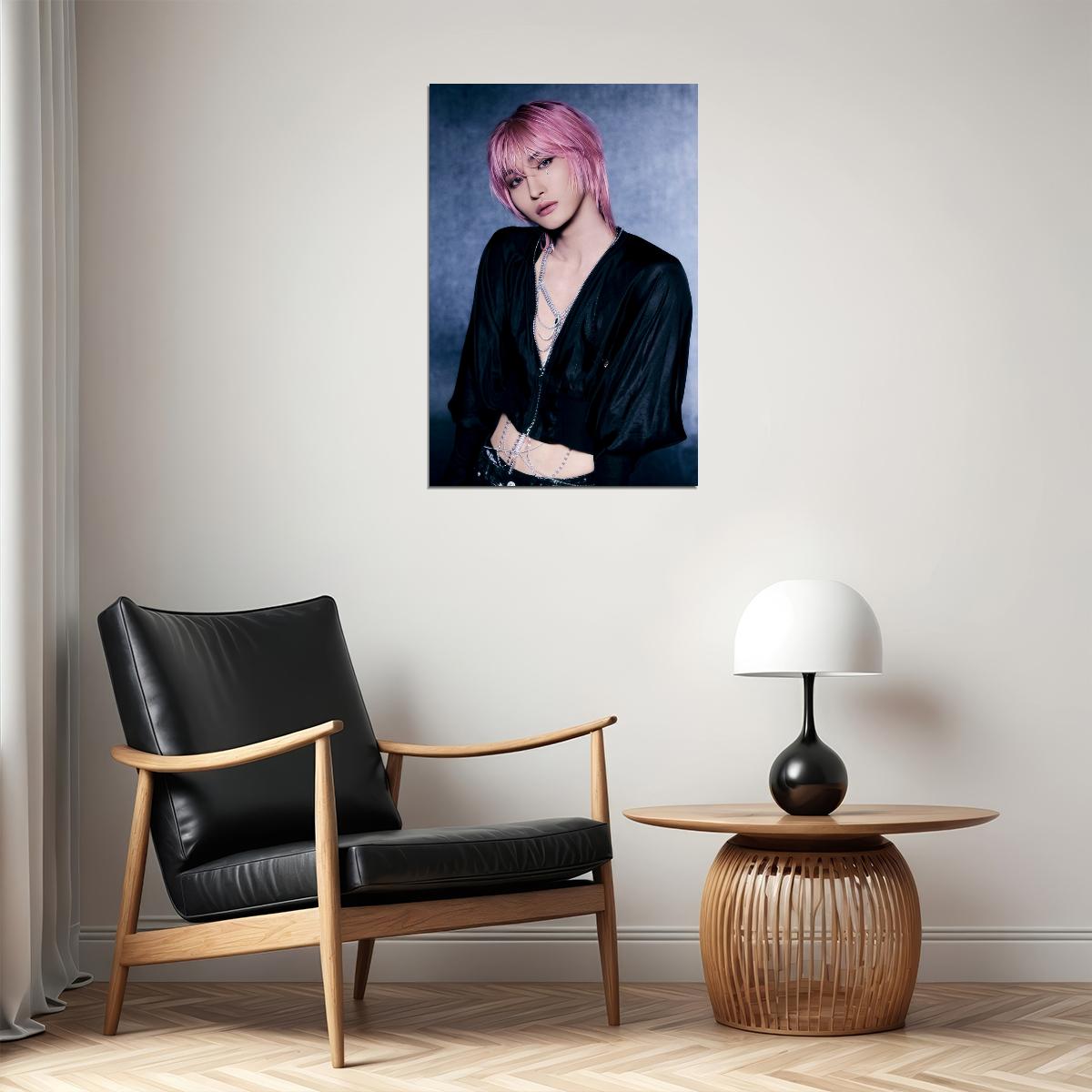Ateez Seonghwa Golden Hour Part.2 Concept Photo Music Poster K-Pop Home Decor For Living Room Aesthetic Kpop Male Boys Group Boy Band - xonomax