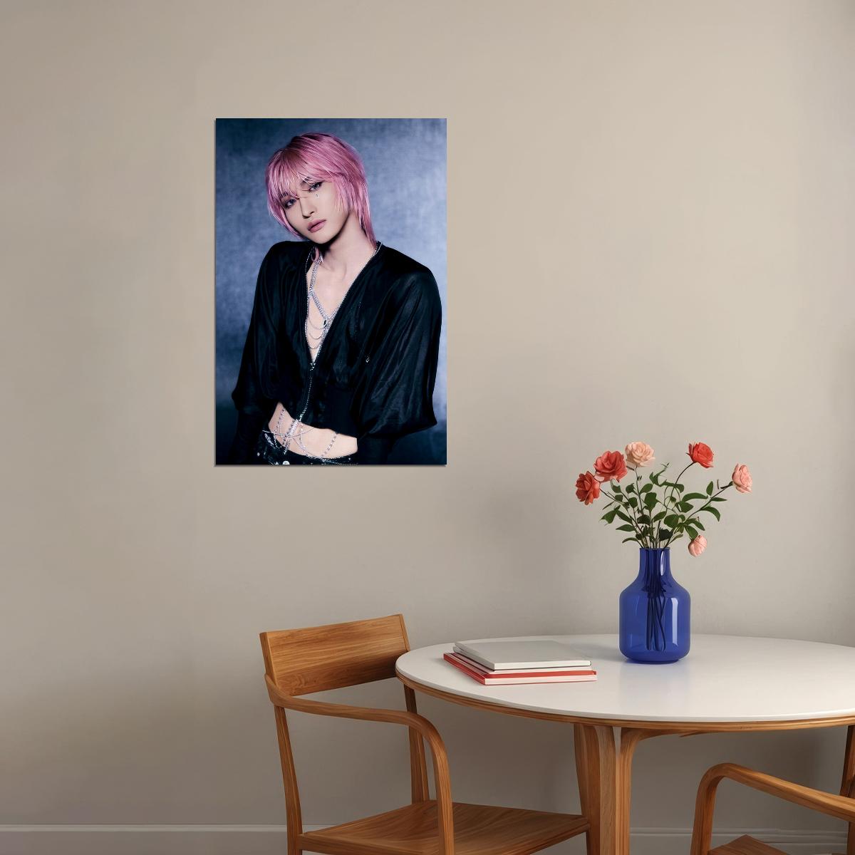 Ateez Seonghwa Golden Hour Part.2 Concept Photo Music Poster K-Pop Home Decor For Living Room Aesthetic Kpop Male Boys Group Boy Band - xonomax
