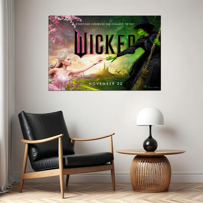 Movie Wicked Musical Poster Ariana Grande as Glinda Wall Art Actress Singer Decor Print - xonomax