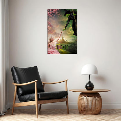 Movie Wicked Musical Poster Ariana Grande as Glinda Wall Art Actress Singer Decor Print - xonomax