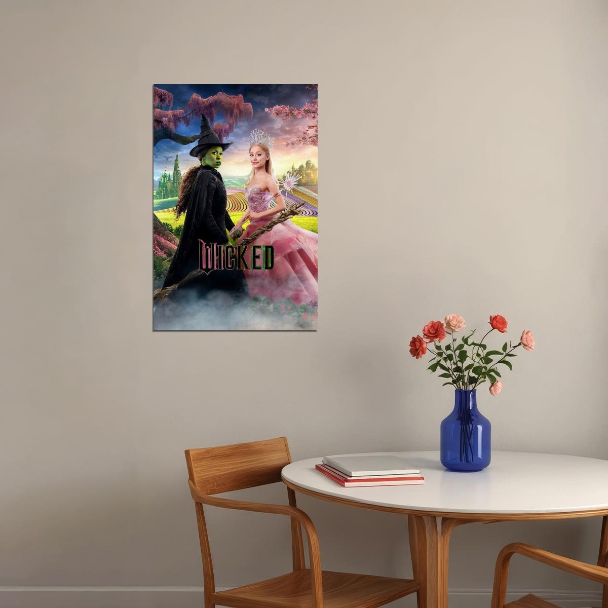 Movie Wicked Musical Poster Ariana Grande as Glinda Wall Art Actress Singer Decor Print - xonomax