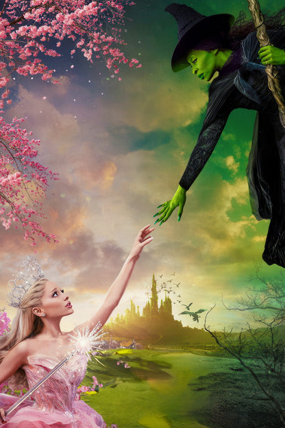 Movie Wicked Musical Poster Ariana Grande as Glinda Wall Art Actress Singer Decor Print - xonomax