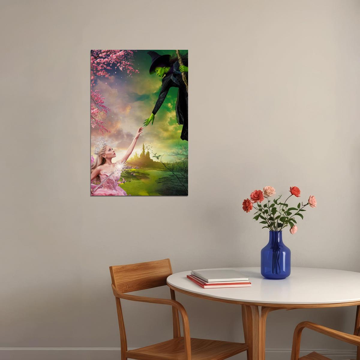 Movie Wicked Musical Poster Ariana Grande as Glinda Wall Art Actress Singer Decor Print - xonomax