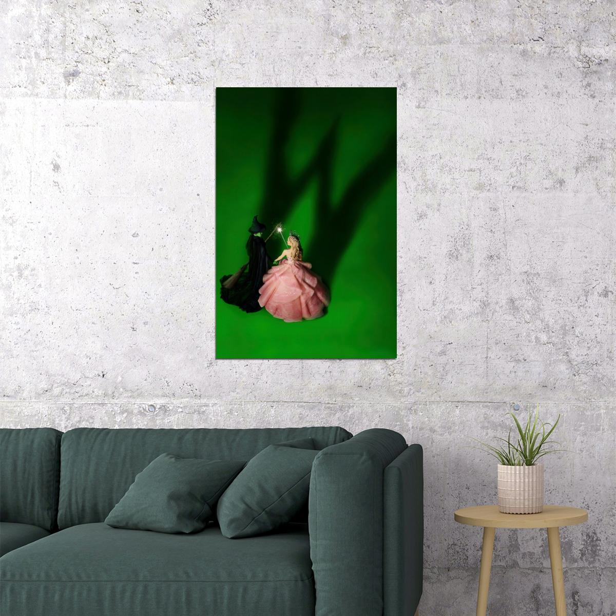 Movie Wicked Musical Poster Ariana Grande as Glinda Wall Art Actress Singer Decor Print - xonomax
