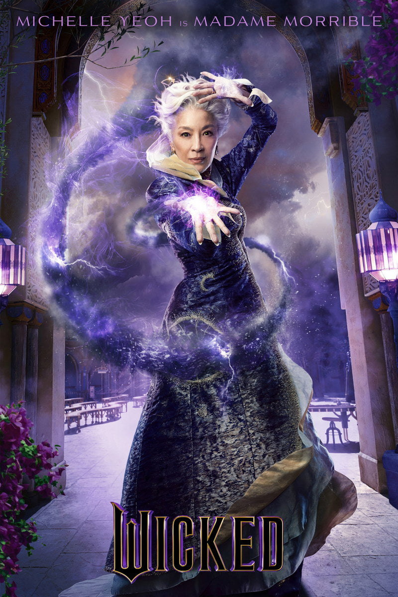 Movie Wicked Musical Poster Michelle Yeoh as Madame Morrible Hollywood Wall Art Decor Print - xonomax