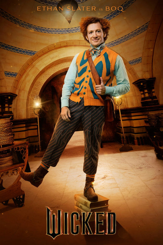 Movie Wicked Musical Poster Ethan Slater as Boq Hollywood Wall Art Decor Print - xonomax