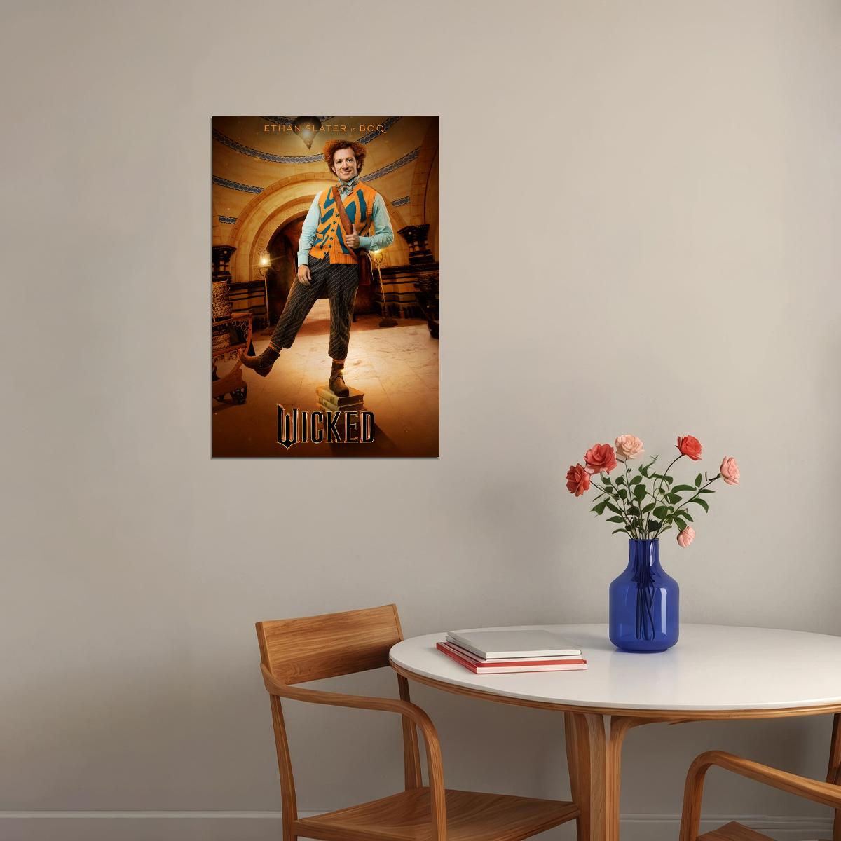 Movie Wicked Musical Poster Ethan Slater as Boq Hollywood Wall Art Decor Print