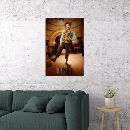 Movie Wicked Musical Poster Ethan Slater as Boq Hollywood Wall Art Decor Print