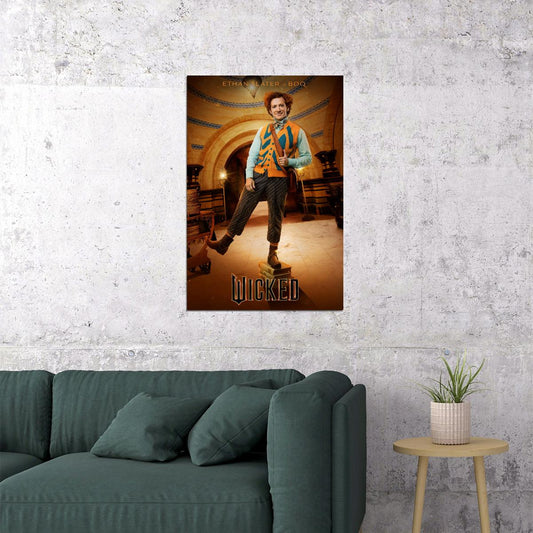 Movie Wicked Musical Poster Ethan Slater as Boq Hollywood Wall Art Decor Print - xonomax