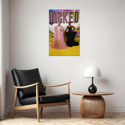 Ariana Grande and Cynthia Erivio at Sydney Wicked Premiere Photo Poster Wicked 2024 Movie Print Method Dressing Fashion Wall Art Iconic Print - xonomax