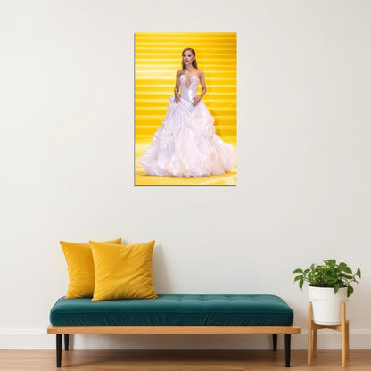Ariana Grande Photo Poster Wicked Movie Red Carpet Mexico Wall Art Method Dressing Fashion Photo Print Iconic Hollywood Wall Art - xonomax