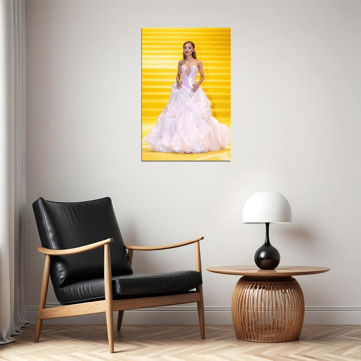 Ariana Grande Photo Poster Wicked Movie Red Carpet Mexico Wall Art Method Dressing Fashion Photo Print Iconic Hollywood Wall Art - xonomax