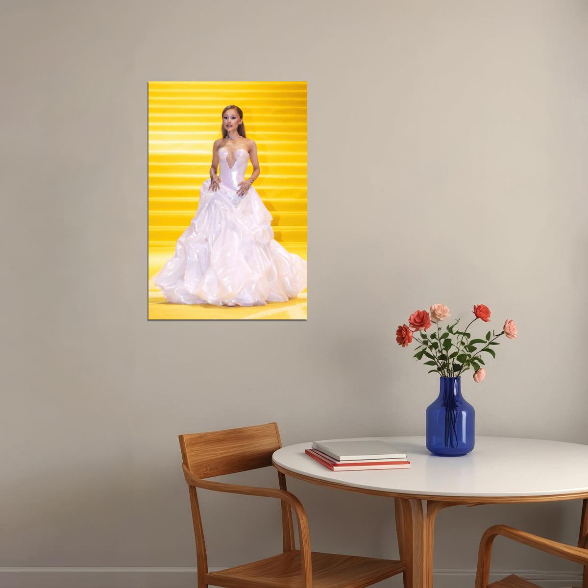 Ariana Grande Photo Poster Wicked Movie Red Carpet Mexico Wall Art Method Dressing Fashion Photo Print Iconic Hollywood Wall Art - xonomax