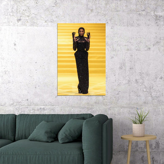 Wicked Musical Poster Cynthia Erivo as Elphaba Wicked Witch Wall Art Official Artwork Decor - xonomax