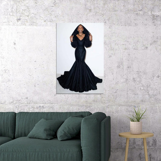 Wicked Musical Poster Cynthia Erivo as Elphaba Wicked Witch Wall Art Official Artwork Decor - xonomax