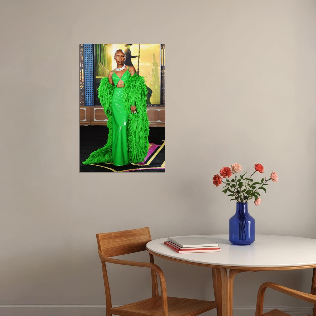 Wicked Musical Poster Cynthia Erivo as Elphaba Wicked Witch Wall Art Official Artwork Decor - xonomax