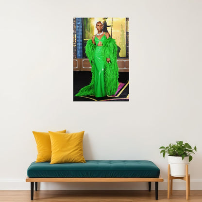 Wicked Musical Poster Cynthia Erivo as Elphaba Wicked Witch Wall Art Official Artwork Decor - xonomax