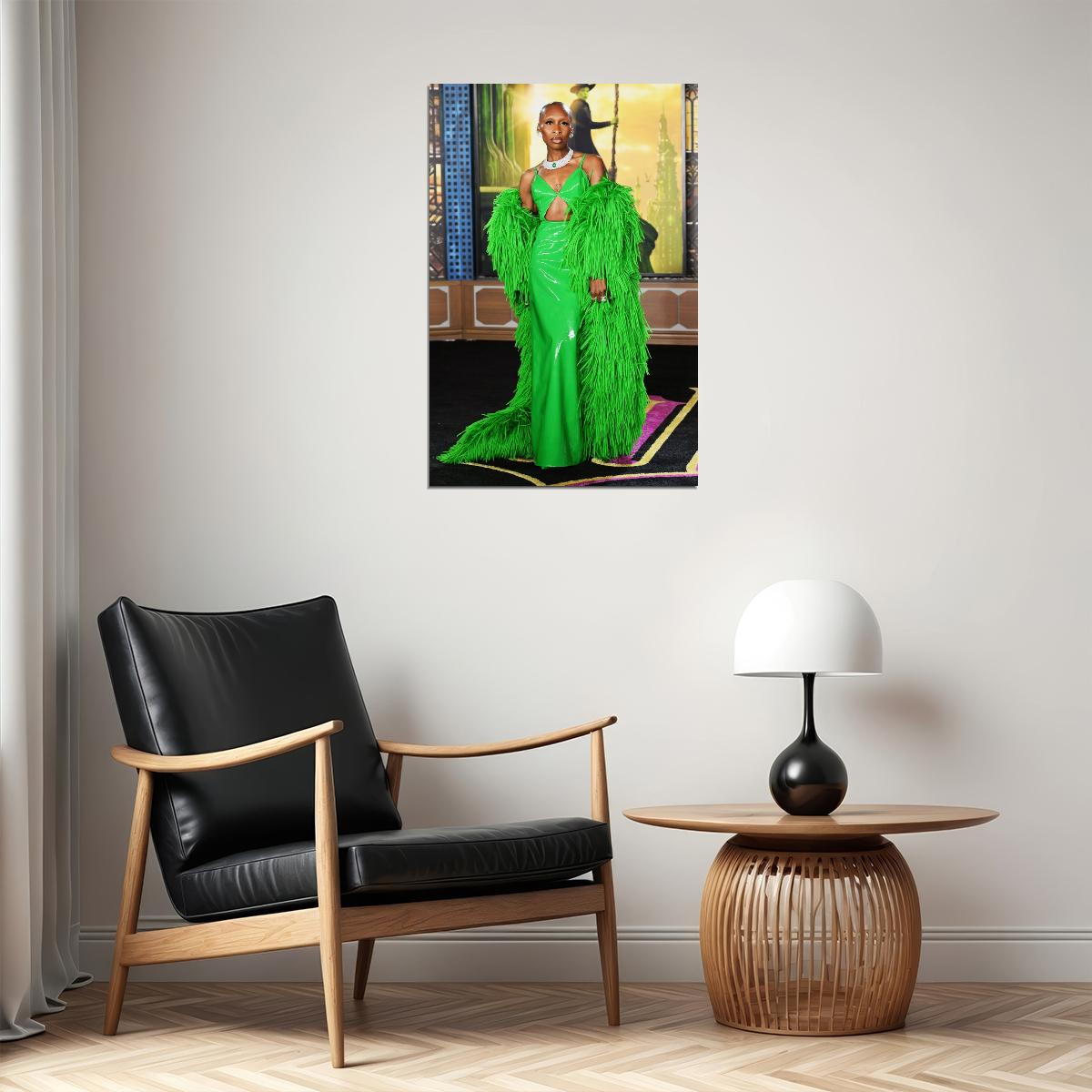 Wicked Musical Poster Cynthia Erivo as Elphaba Wicked Witch Wall Art Official Artwork Decor - xonomax