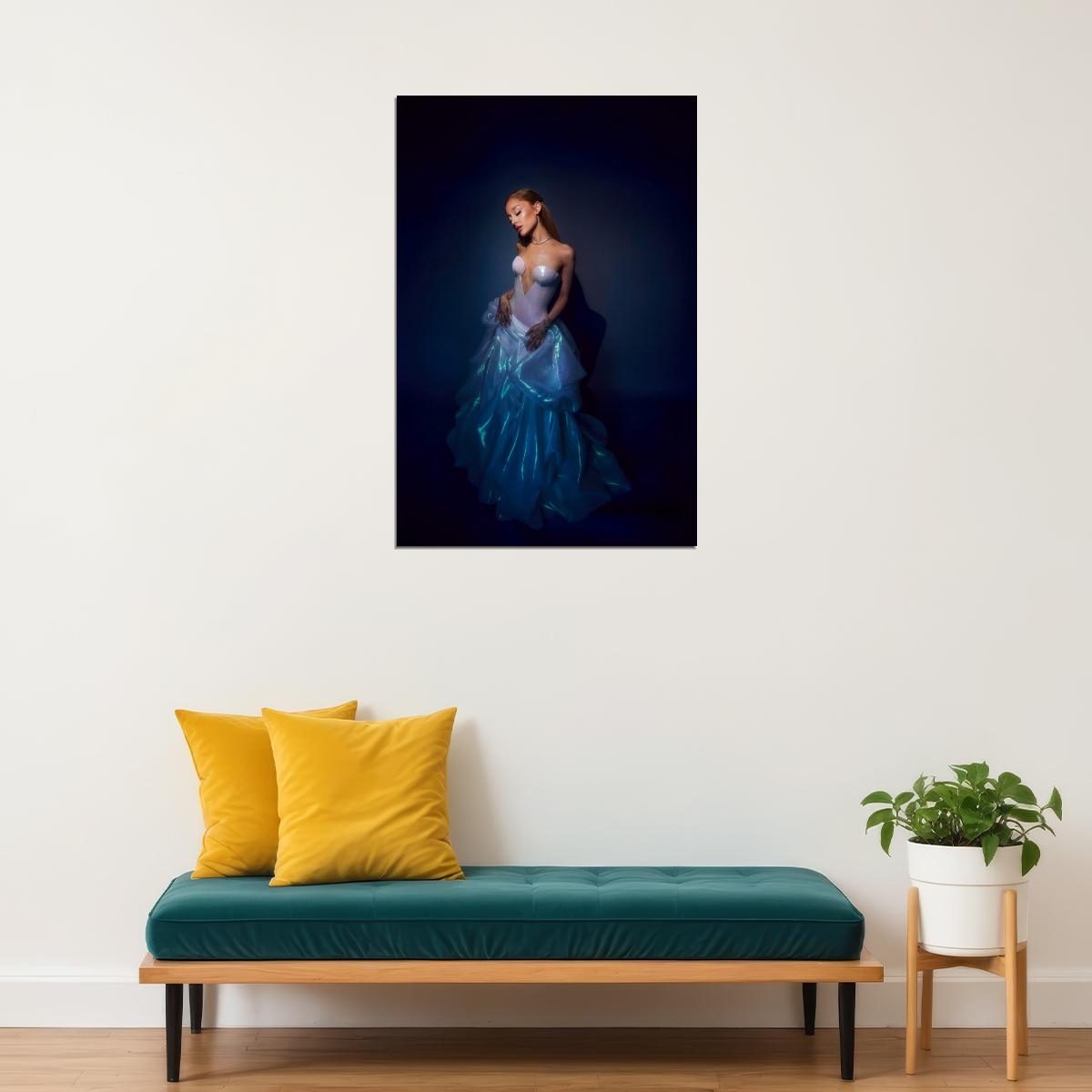 Ariana Grande Photo Poster Wicked Movie Red Carpet Mexico Print Method Dressing Fashion Photo Wall Art Iconic Hollywood Moments Wall Art - xonomax