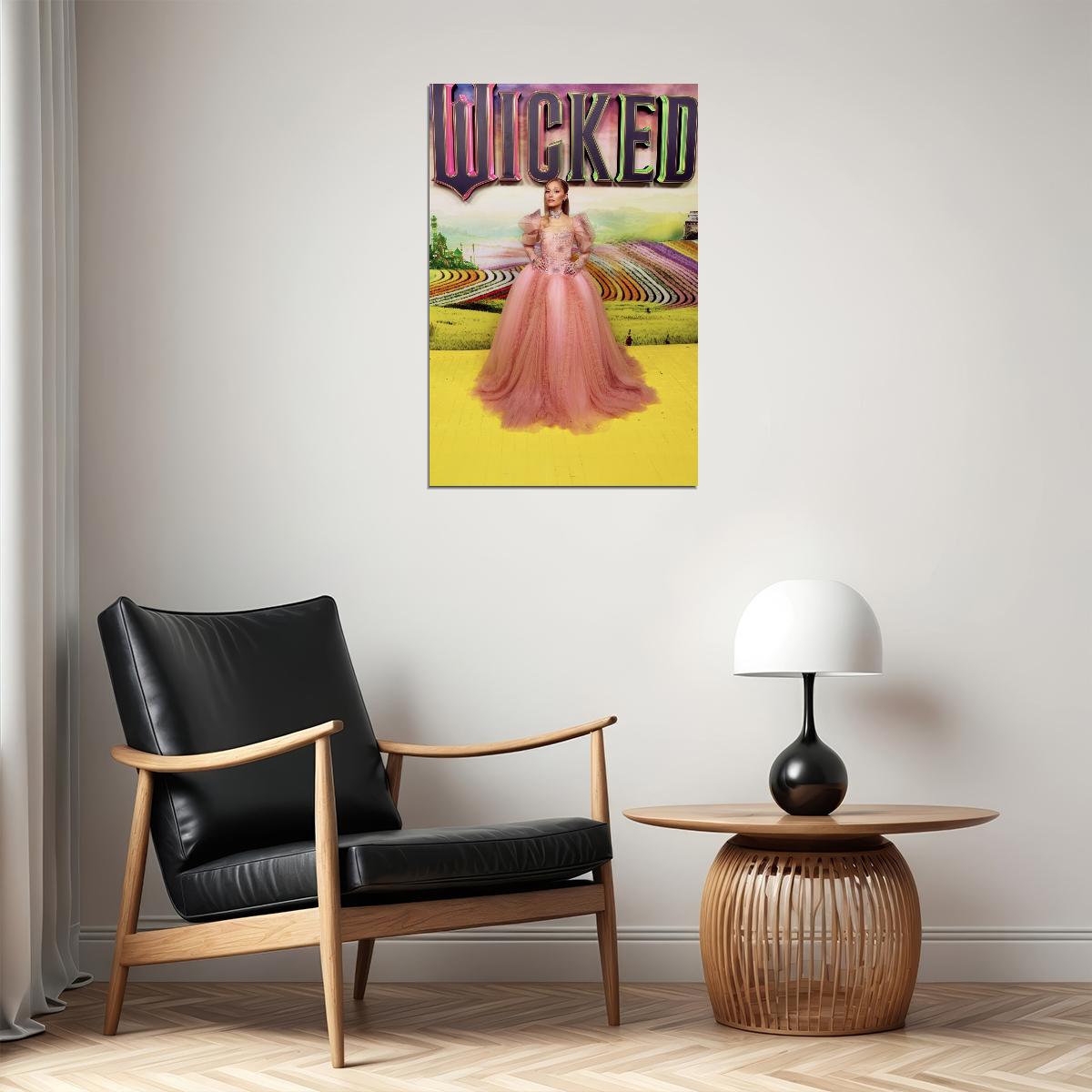 Ariana Grande at Sydney Wicked Premiere Photo Poster Wicked 2024 Movie Wall Art Method Dressing Fashion Print Iconic Hollywood Red Carpet Wall Art - xonomax