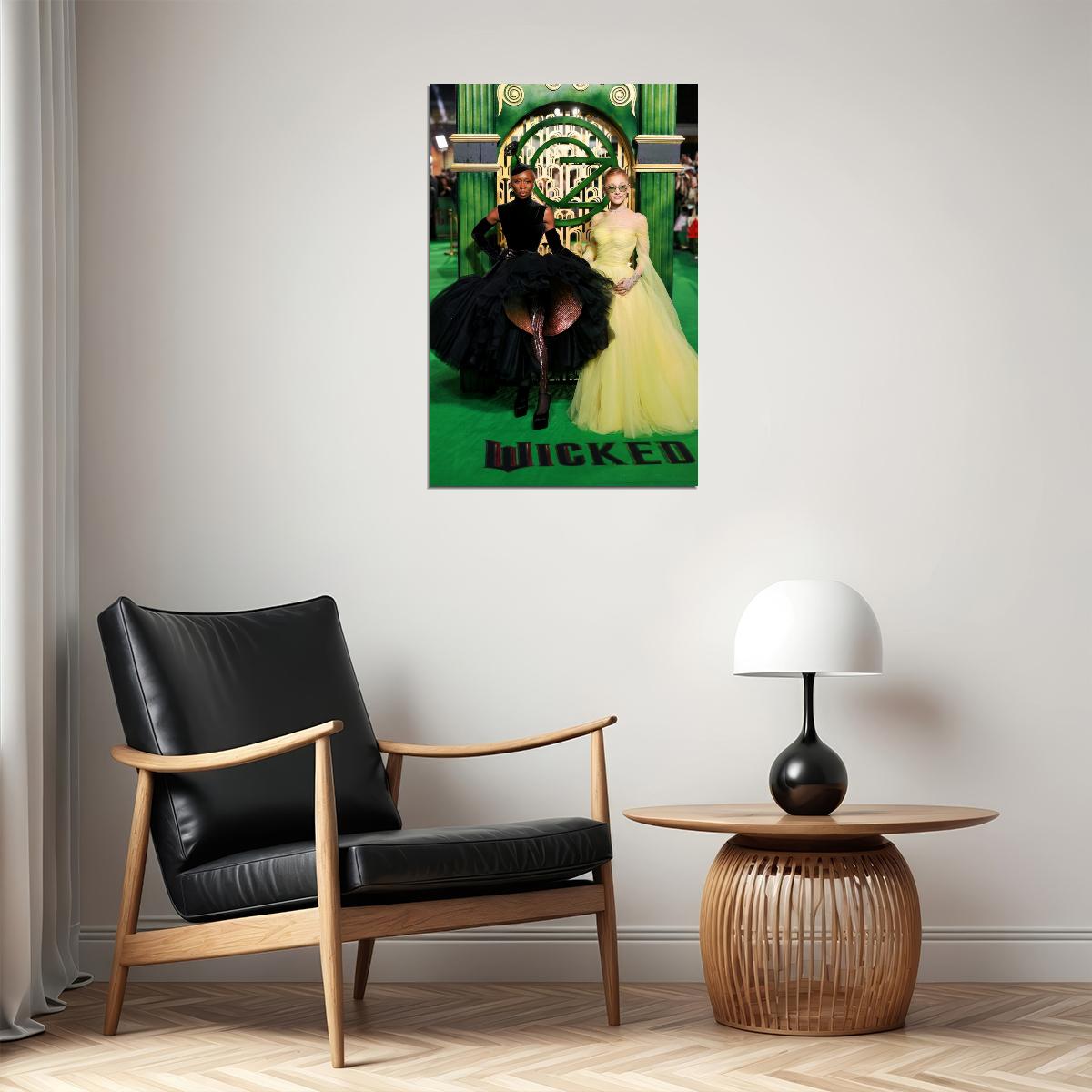 Wicked Musical Poster Cynthia Erivo as Elphaba Wicked Witch Wall Art Official Artwork Decor - xonomax