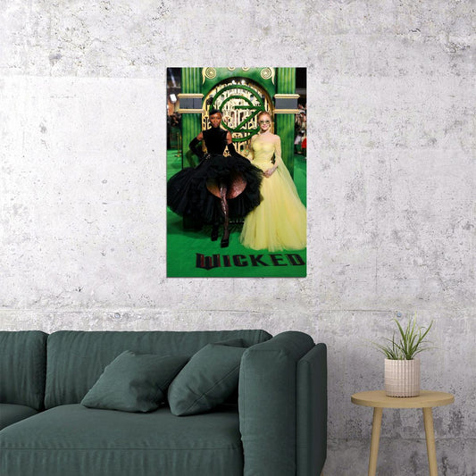 Wicked Musical Poster Cynthia Erivo as Elphaba Wicked Witch Wall Art Official Artwork Decor - xonomax